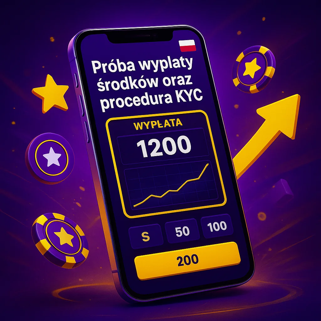 Próba wypłaty środków oraz procedura KYC